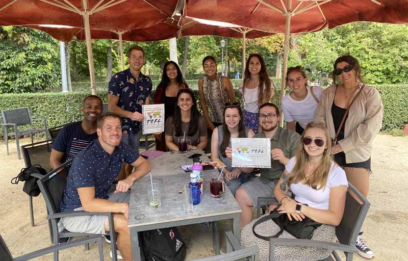 TEFL Certification students learning to Teach English in Spain