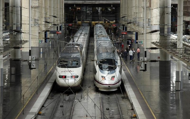 using the train to get around Spain