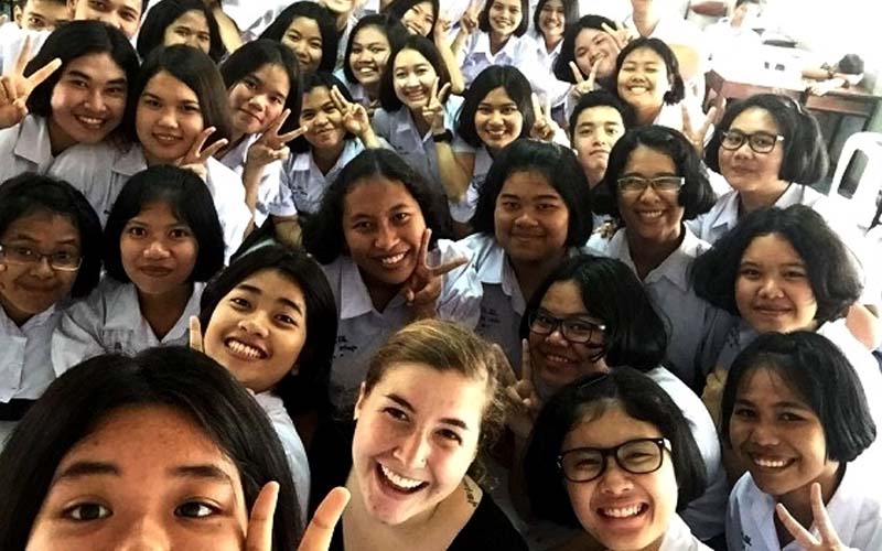 Get paid to teach English abroad