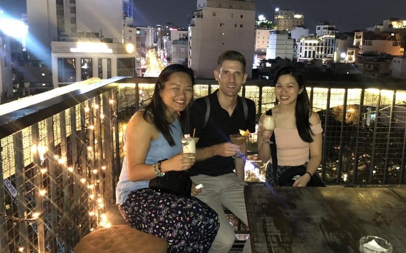 Nightlife in Saigon, Vietnam