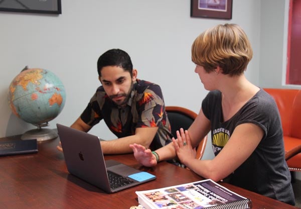 a TEFL student receives job search support from his TEFL advisor