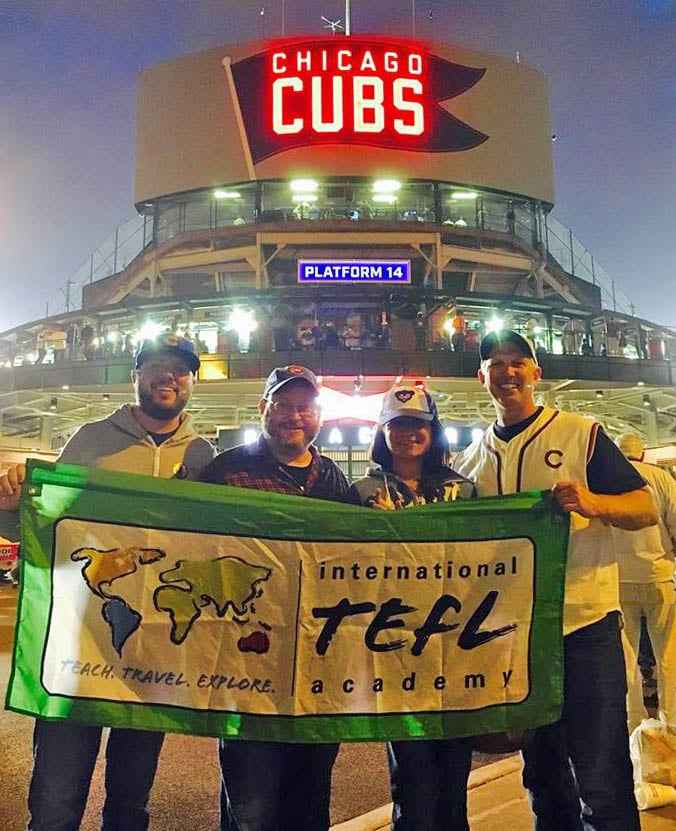 ITA Founders at a Cubs Game in 2016