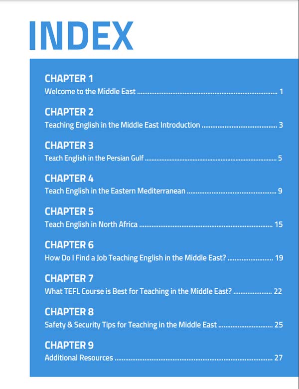 TEFL Middle East