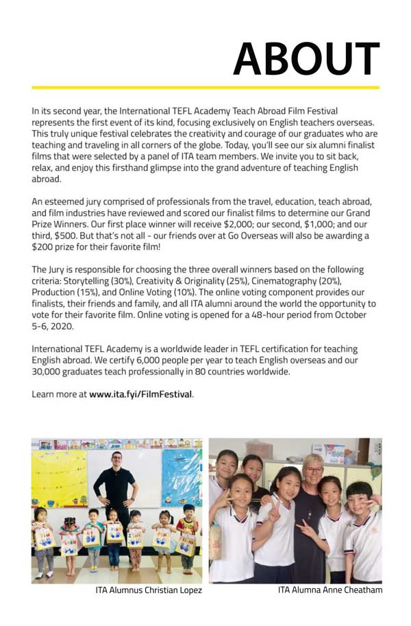 Film Festival Program -ESL