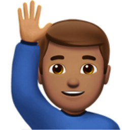 man-raising-hand
