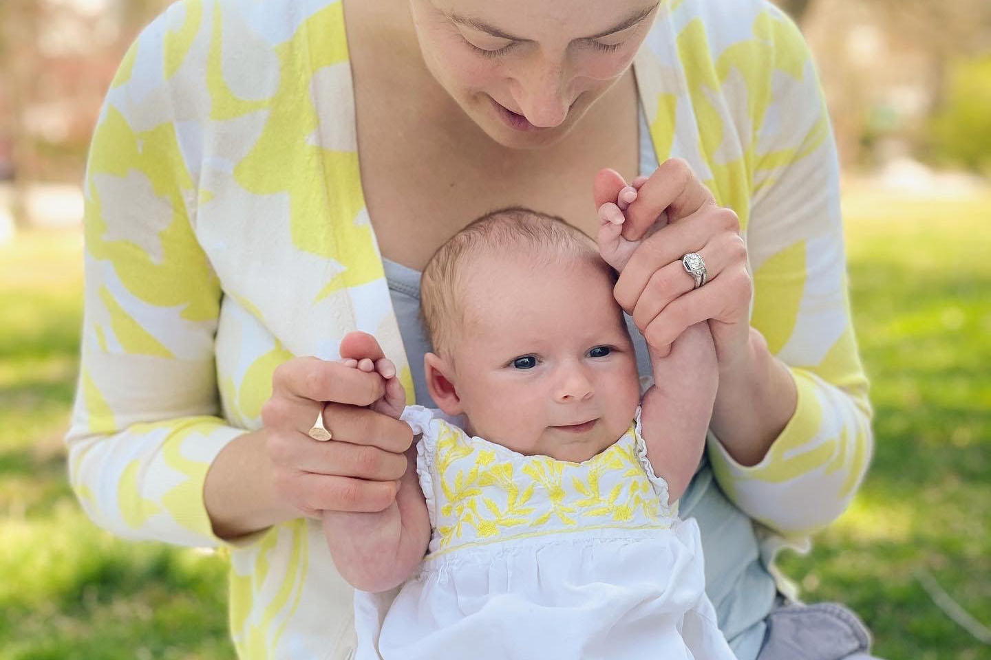 Mother and healthy baby