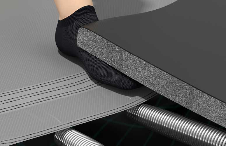 Safety of trampolines - Akrobat