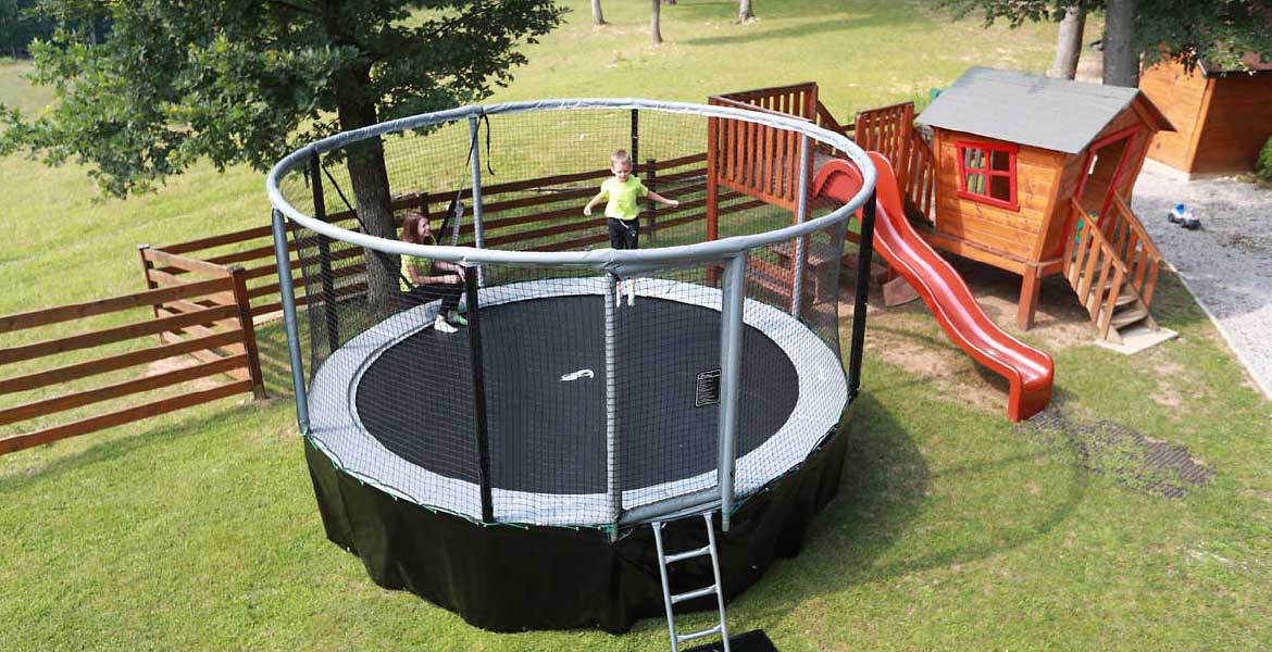 Trampoline care in winter