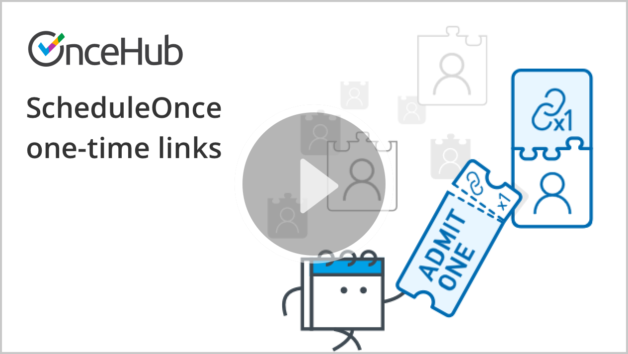 ScheduleOnce one-time links