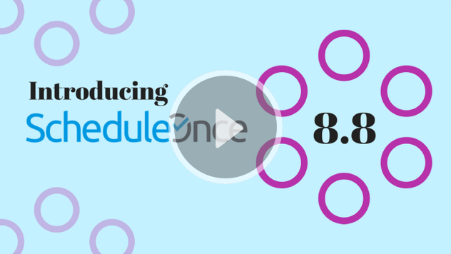 What's new in ScheduleOnce 8.8