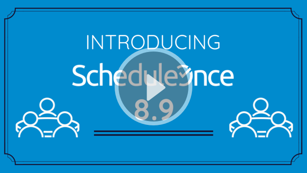 What's new in ScheduleOnce 8.9