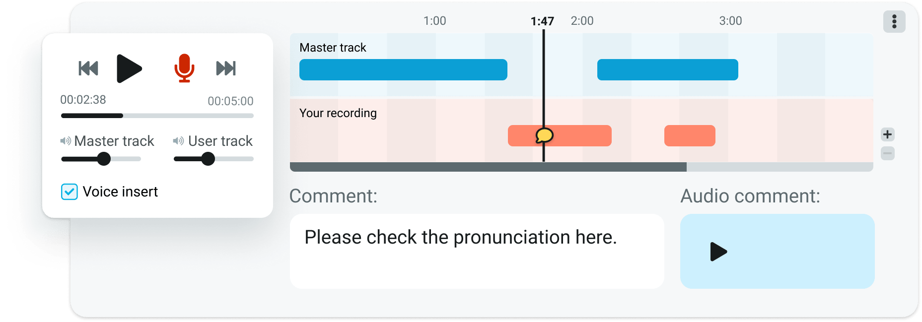 Connect Student Advanced Recorder Feature