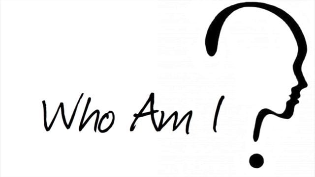 Illustration with a quote "who am I"