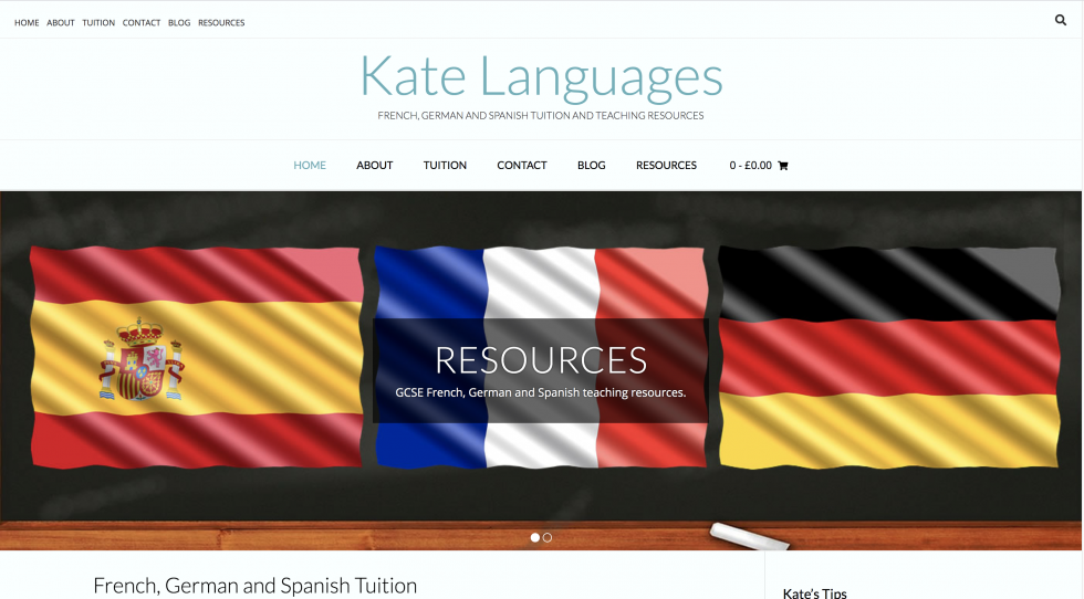 Kate languages teaching blog cover image