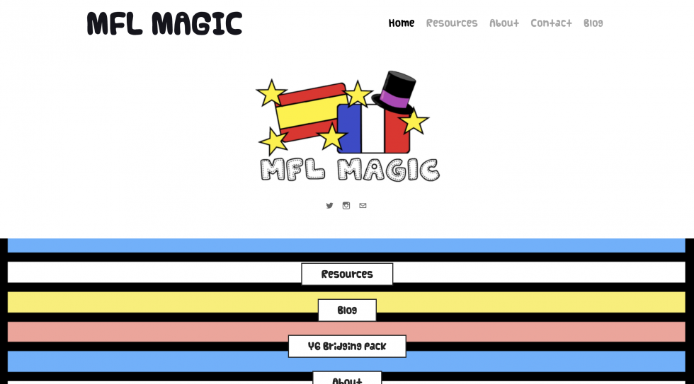 MFL Magic teaching blog screenshot