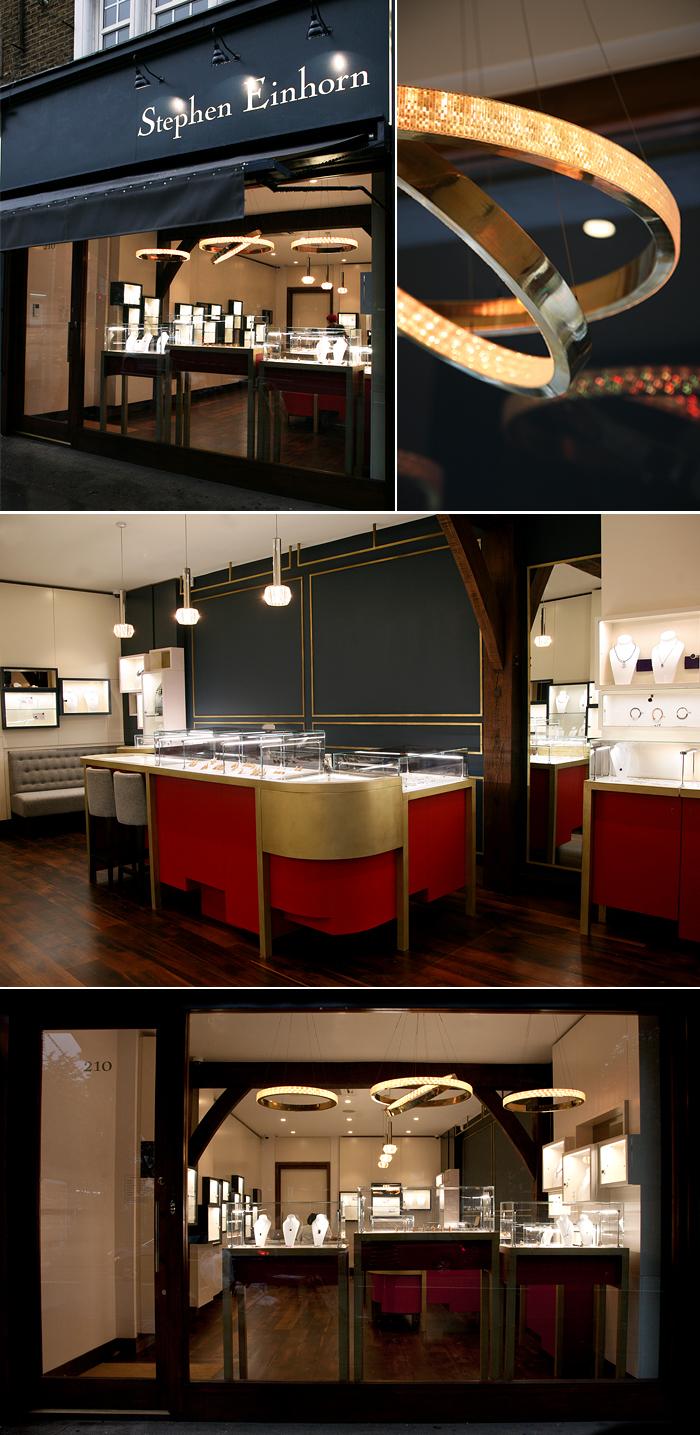 Our newly redesigned London jewellery shop