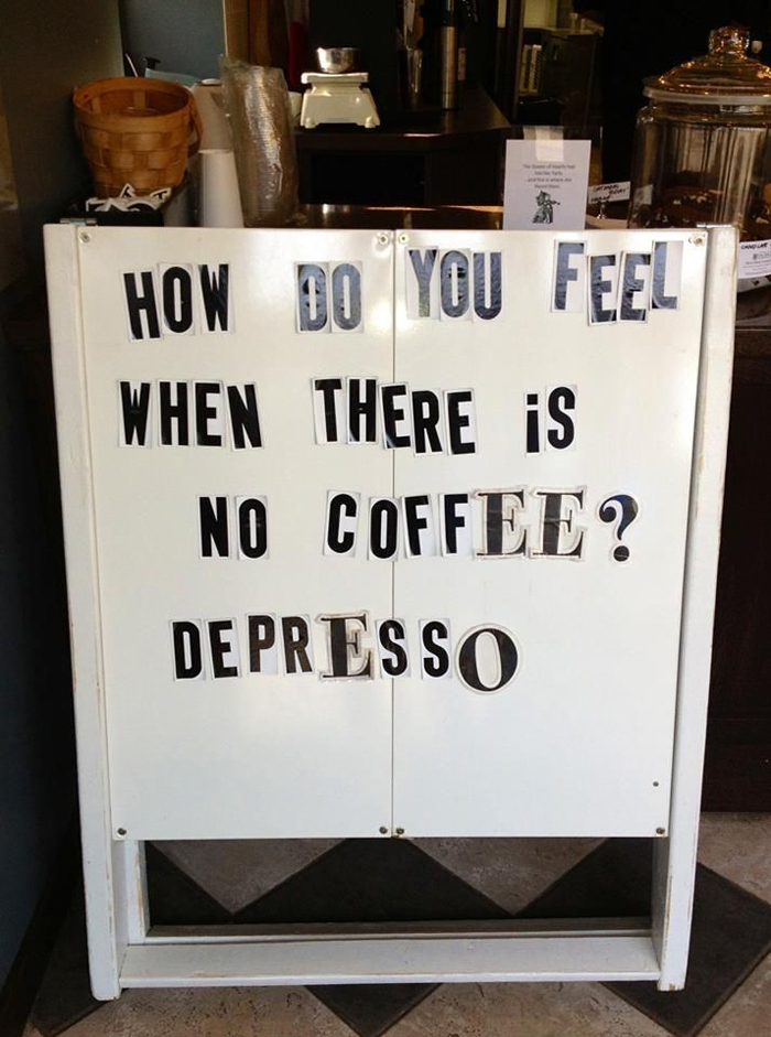 No coffee - depresso