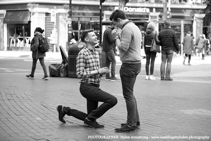 Gay Marriage Proposal -  Men's Engagement Ring by Stephen Einhorn London