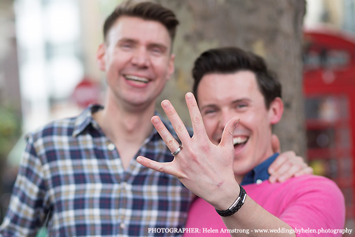Our Customer's Stephen Einhorn Proposal - Gay Engagement Rings London
