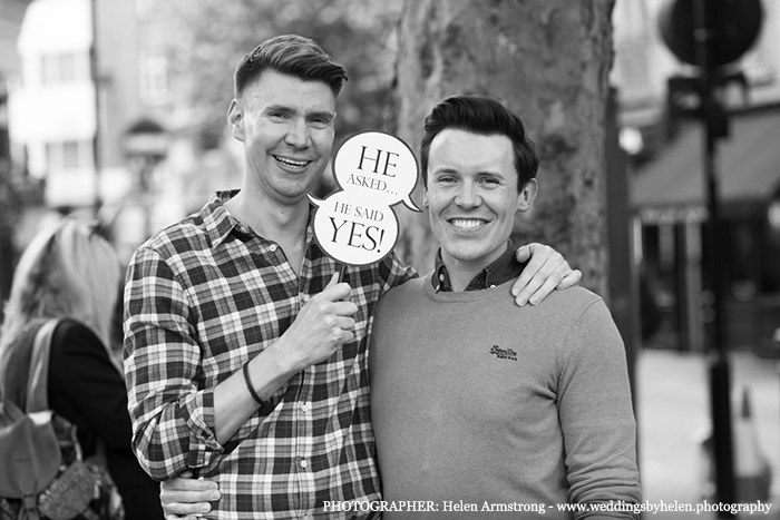 Romantic Gay Couple Proposal - Stephen Einhorn Engagement Rings London
