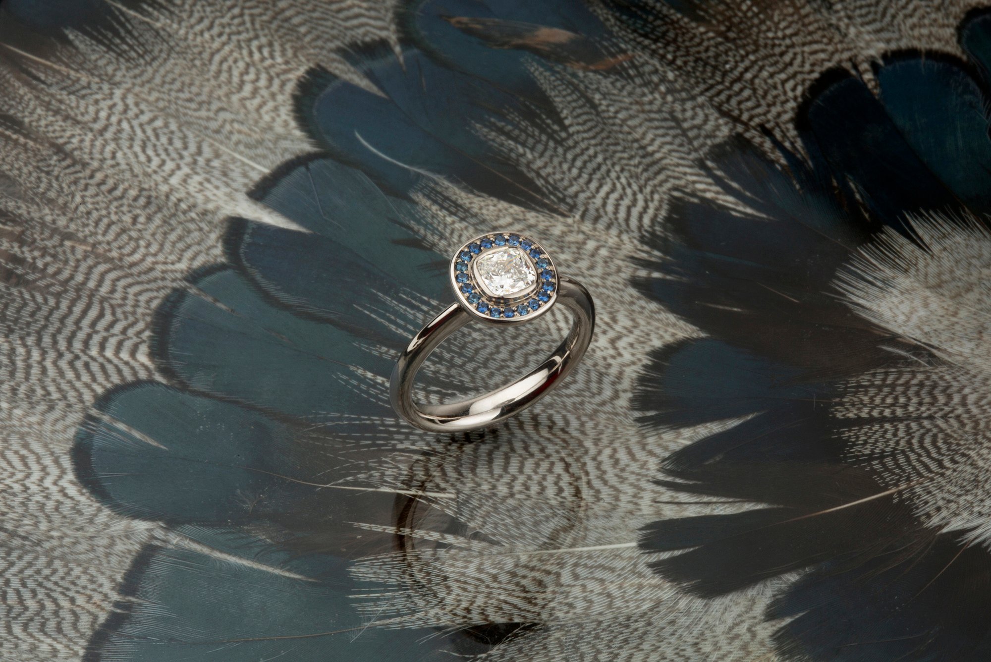 Stephen Einhorn Diamond Halo Cluster Ring_small