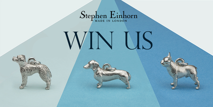Win Stephen Einhorn Dog Charms - French Bulldog, Dachshund & Cockapoo - London