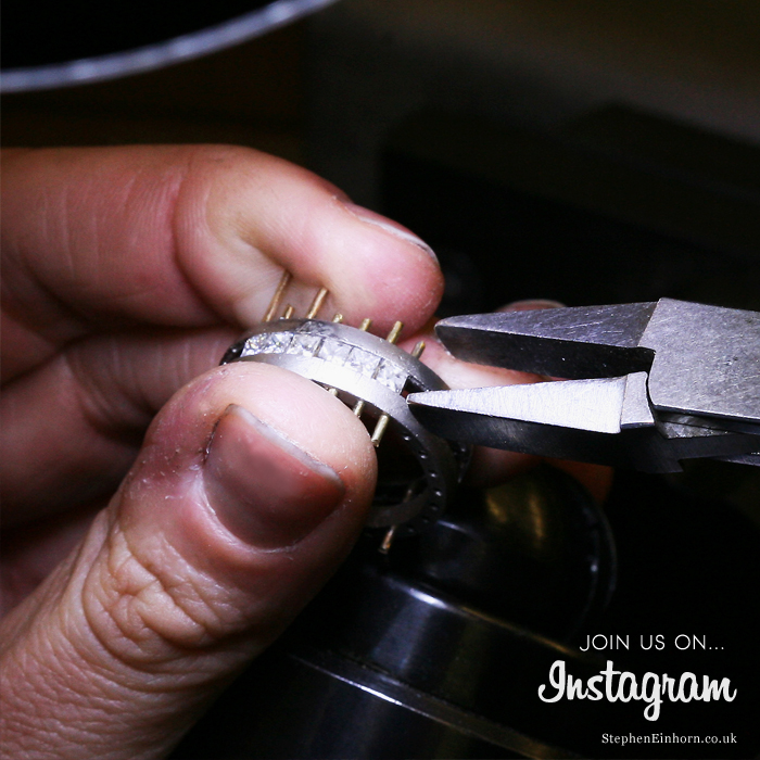 The Making Of Our New Men's Palladium & Diamond Metal Geo Eternity Rings - Stephen Einhorn London