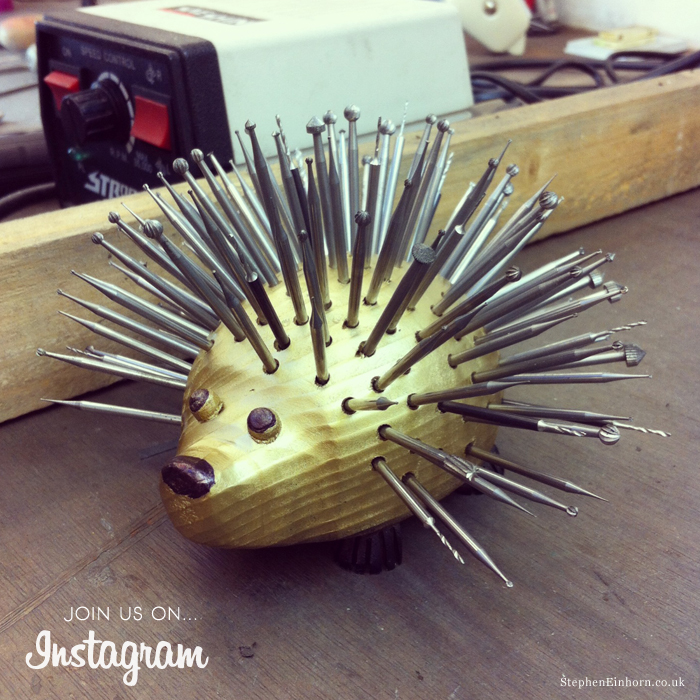Stephen Einhorn Jewellery London Follow Us On Instagram_Workshop Hedgehog