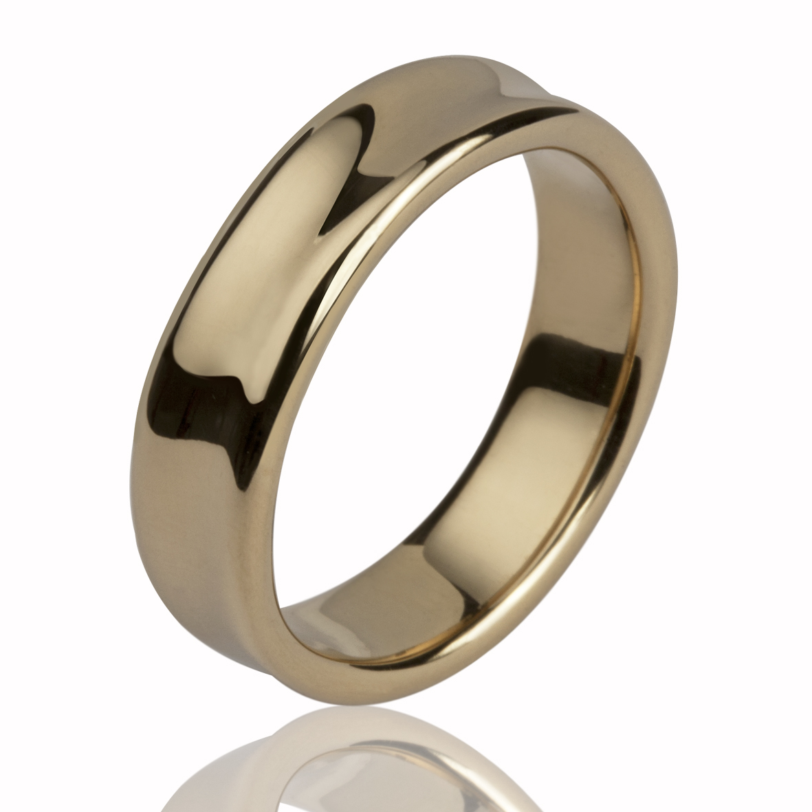 Stephen Einhorn Liquid Slim Ring in Gold