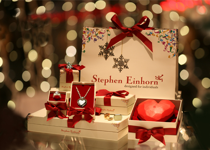 Stephen Einhorn Christmas Jewellery Gifts, Shop & Packaging - London