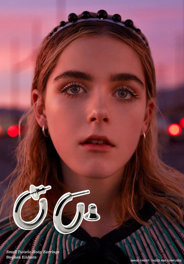 Stephen Einhorn Womens Jewellery on Kiernan Shipka in Dazed