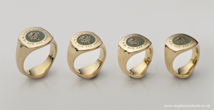 Stephen Einhorn Bespoke Signet Rings - Luxury Custom Made Family Jewellery - London