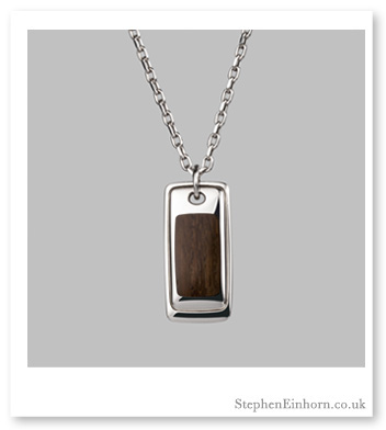 Testimonial St James 2000 Year Old Thames Wood Necklace - Stephen Einhorn London
