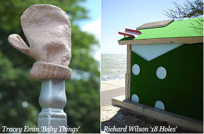 Tracey Emin's Baby Things & Richard Wilson's 18 Holes