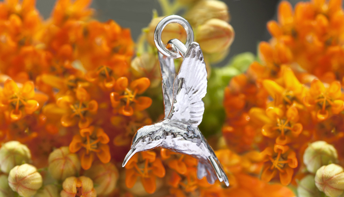 Win Stephen Einhorn's Fairtrade Silver Hummingbird Charm