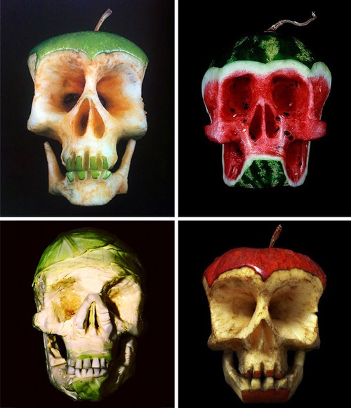 A Skull Apple A Day Keeps The Doctor Away