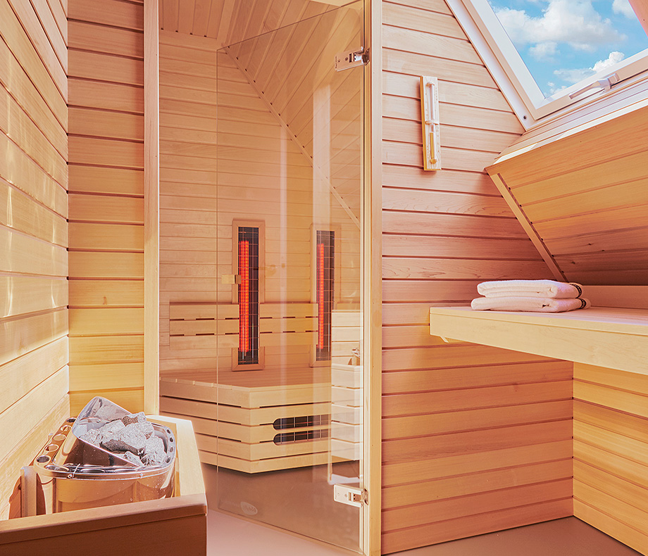 Interessant paraplu Klusjesman Luxe Sauna kopen - Privé sauna's voor in huis | Welson