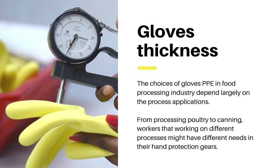 Gloves thickness