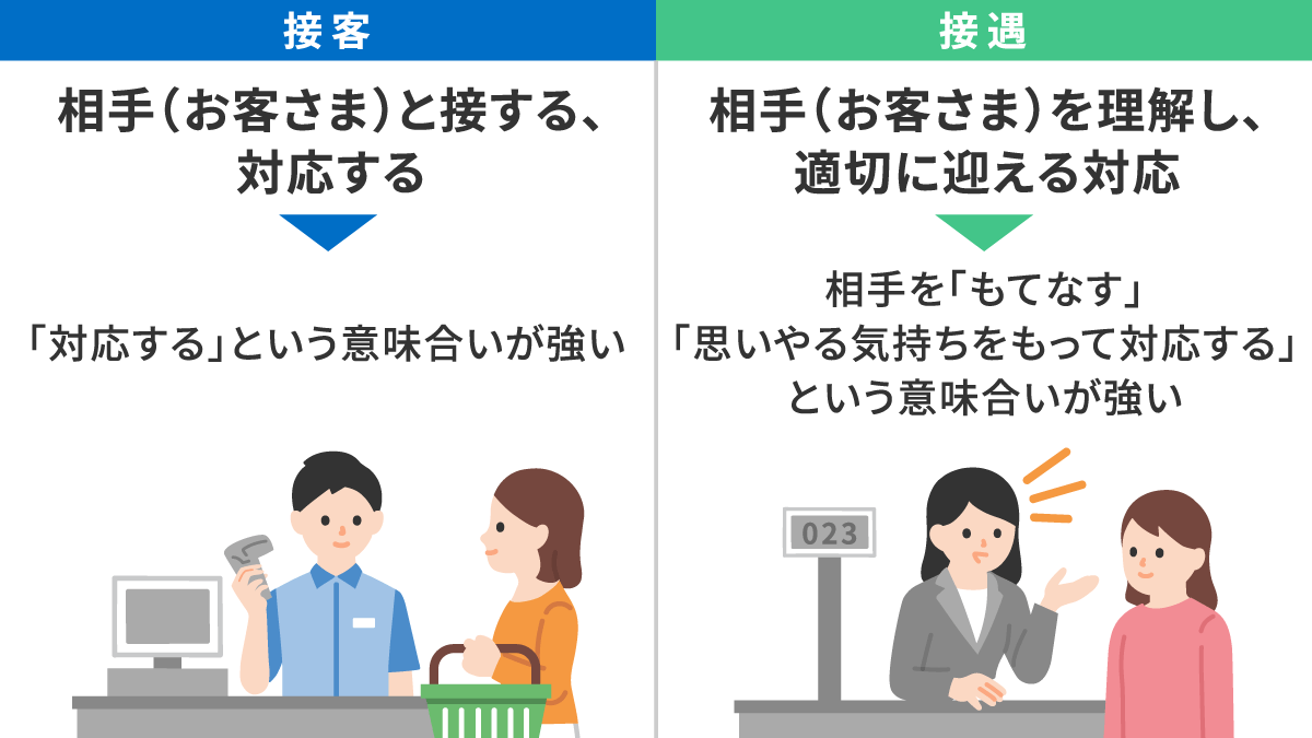 接遇とは？接客との違いや5原則などを業種別事例からわかりやすく紹介！