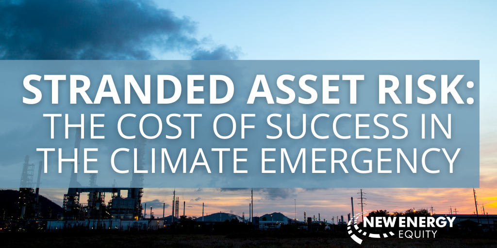 Stranded Asset?ÿRisk: The Cost of Success in The Climate Emergency