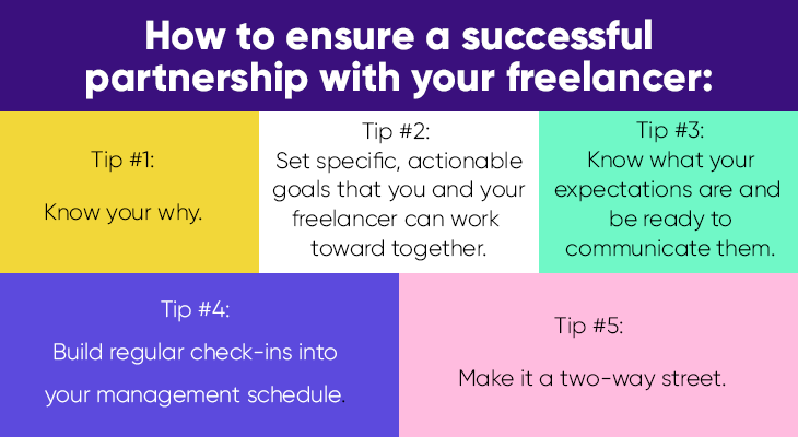 how to work with a freelancer