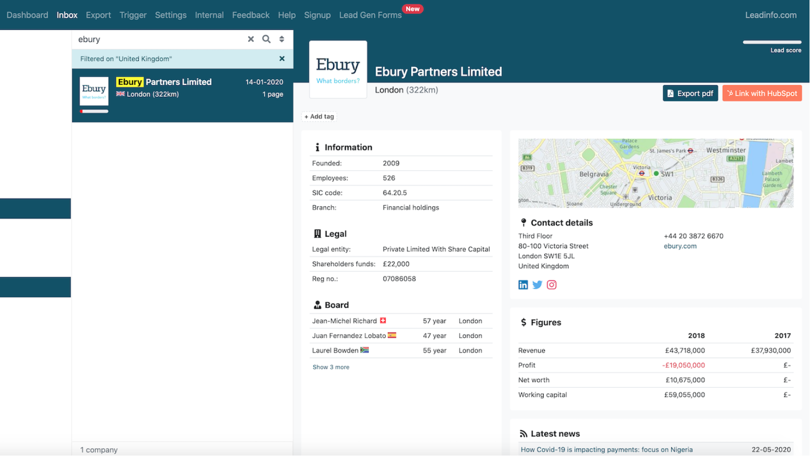 Automatically push your new leads to your HubSpot CRM