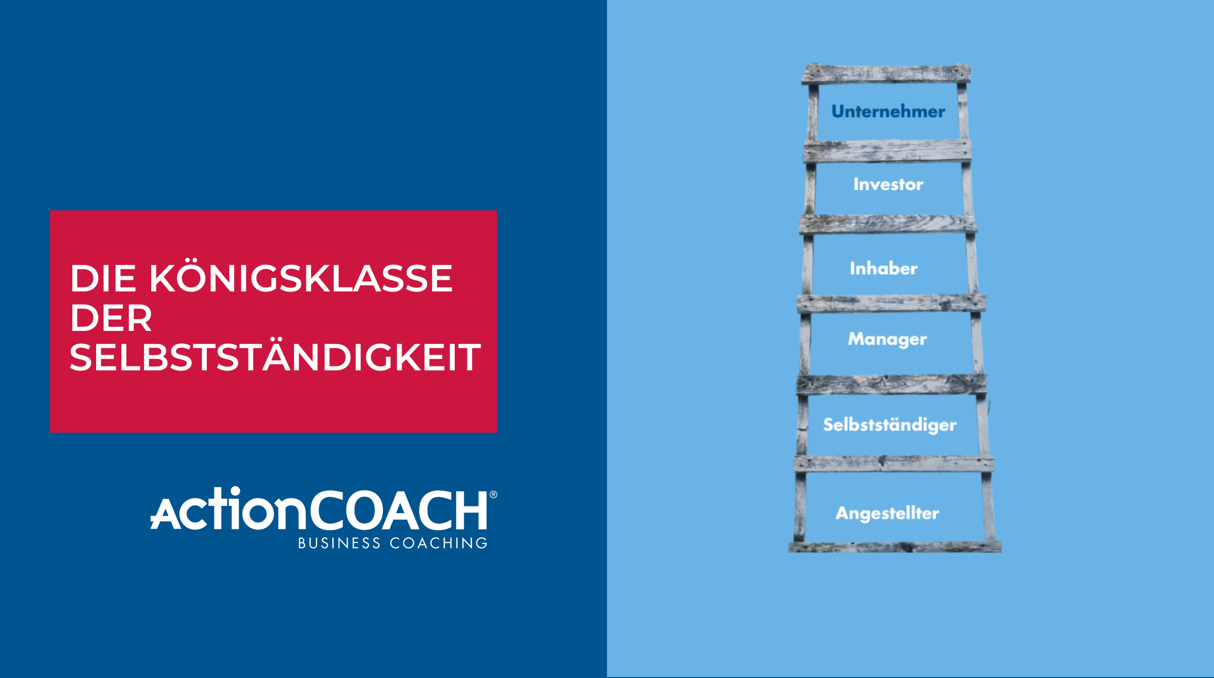 Die Königsklasse der Selbstständigkeit - Action-Unternehmer-Leiter 