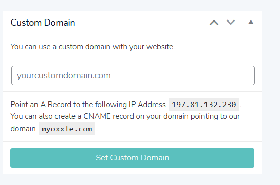 custom domain