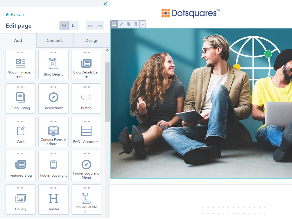 Easy to use Modules and Drag-and-Drop Features