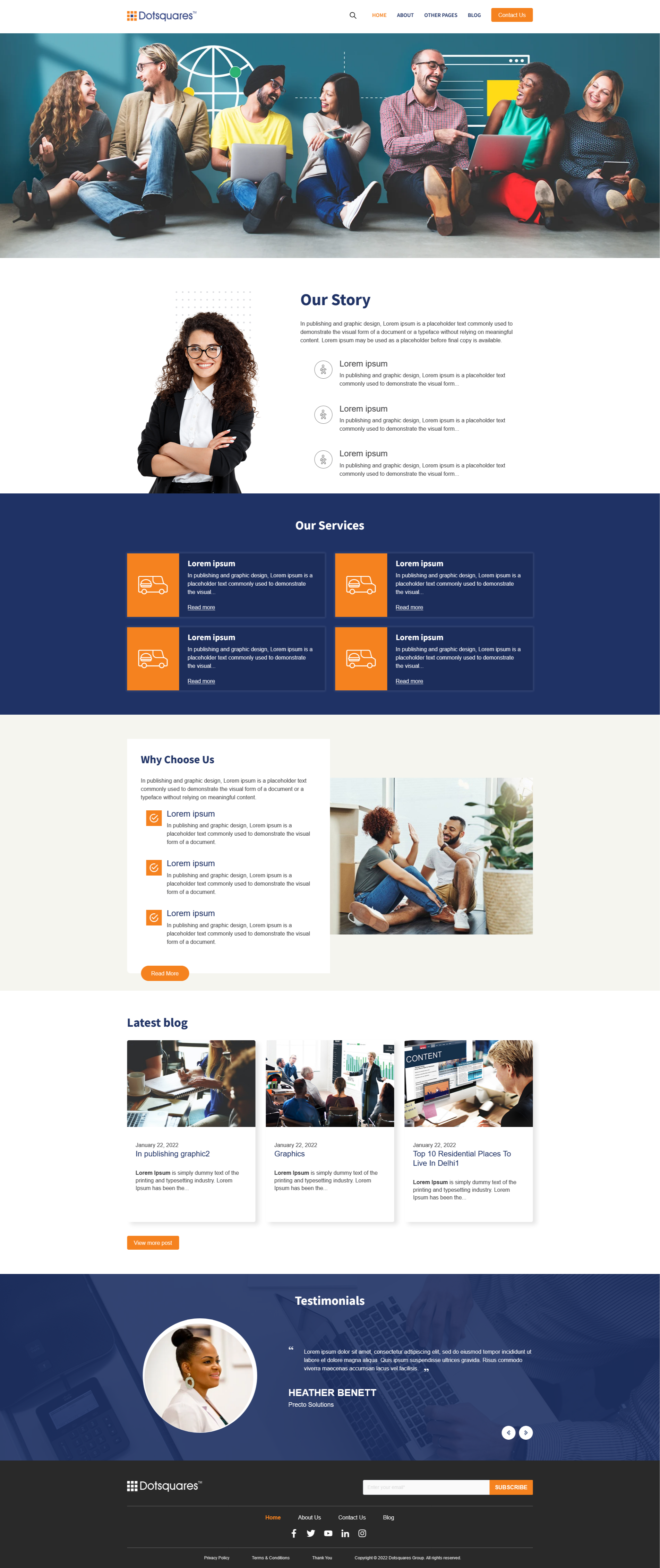 Business Lite Home page
