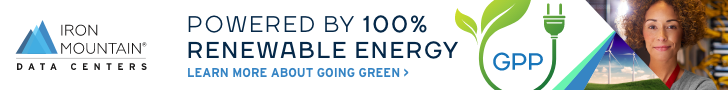 Powered by 100% Renewable energy