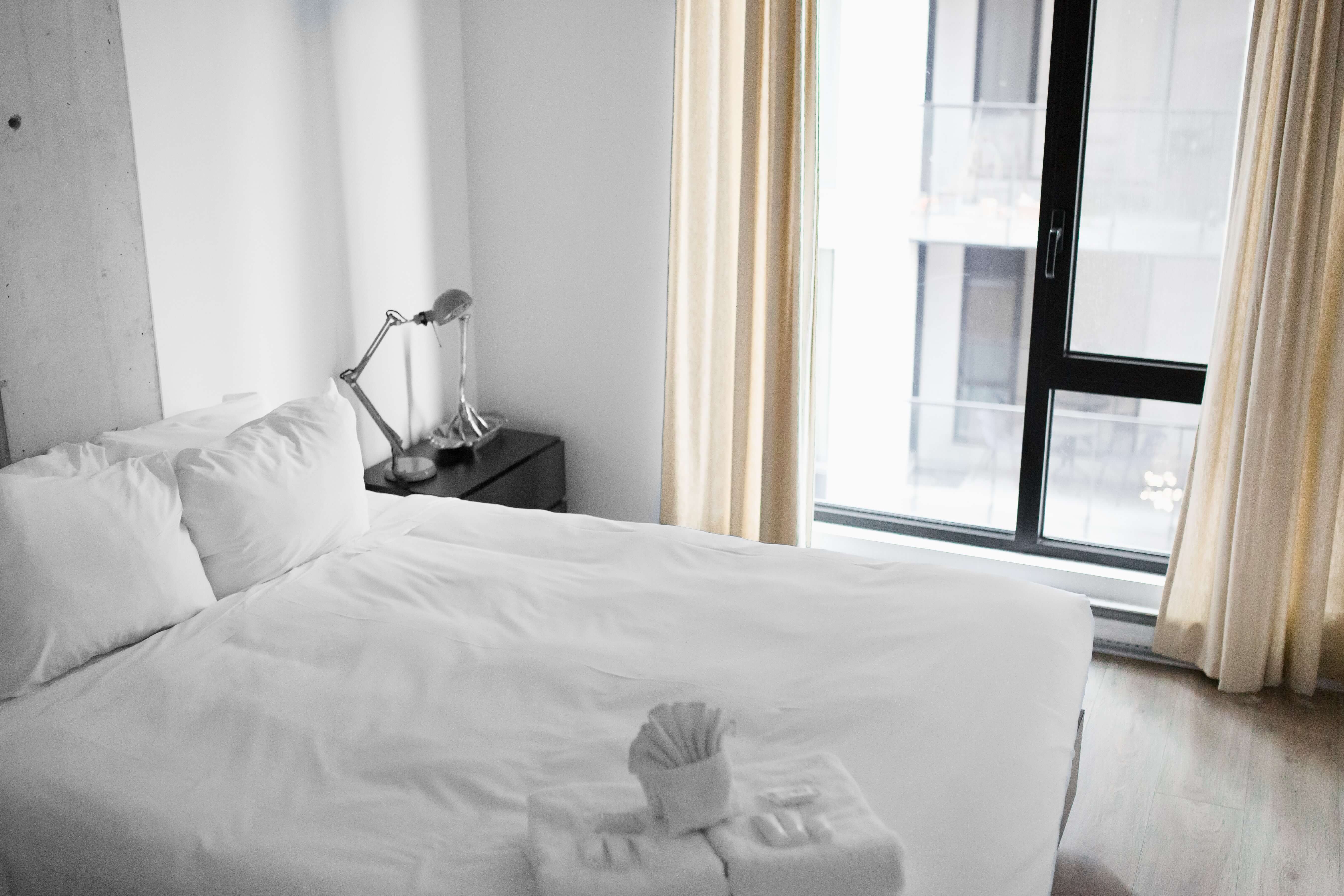 Hotel room traceability linen