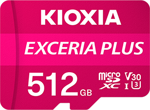KIOXIA Exceria Plus MicrosSD Memory Card
