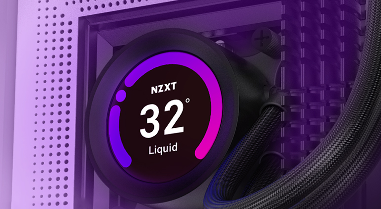 nzxt purple cooler